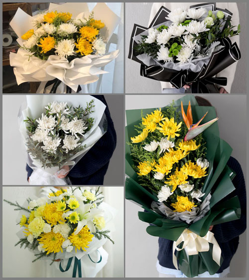 广东广州市花都区赤坭镇连珠村白事花束代送