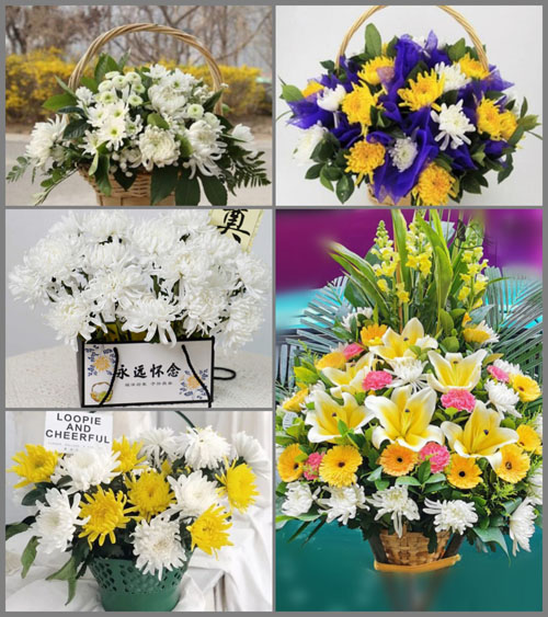 广东广州市花都区赤坭镇连珠村白事提篮配送